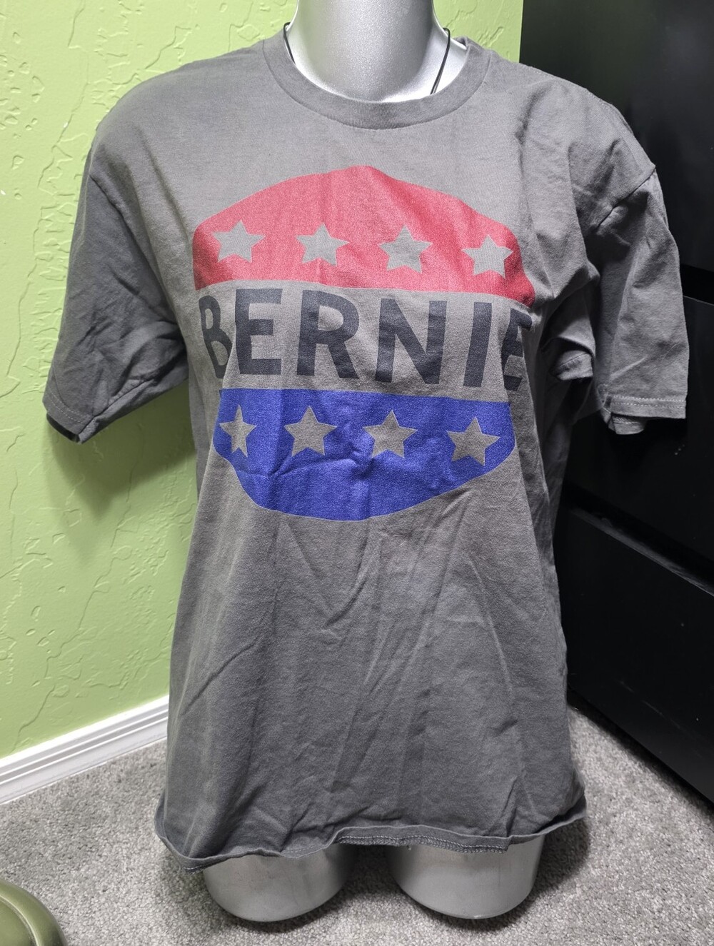 Bernie Political Shirt Vote Candidate Stars Support Bernie Sanders Size Medium